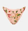 Agua By Agua Bendita Maranon Printed Bikini Bottoms In Frutal