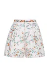 Agua By Agua Bendita Maratea Chinesis High-rise Shorts In Multi