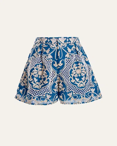 Agua By Agua Bendita Maratea Ribbons Shorts In Multicolor
