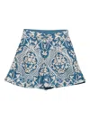 Agua By Agua Bendita Maratea Ribbons Shorts In Blue