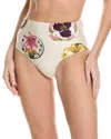 Agua By Agua Bendita Marina Bikini Bottom In White