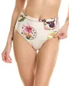 Agua By Agua Bendita Marina Bikini Bottom In White