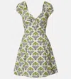Agua By Agua Bendita Mati Moriche Cotton Poplin Minidress