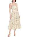Agua By Agua Bendita Menaje Linen Maxi Dress In White