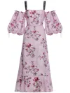 Agua By Agua Bendita Mercedes Wisteria Midi Dress