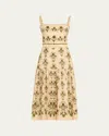 Agua By Agua Bendita Agua By Bendita Womens Nispero Flower-print Woven Midi Dress In Multicolor