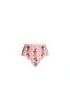 Agua By Agua Bendita Nopaul Floral-printed Stretch Recycled Bikini Briefs In Multi