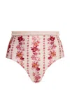 Agua By Agua Bendita Nopal Cauca Cotton Bikini Bottom In Multi
