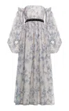 Agua By Agua Bendita Nuez Off-the-shoulder Linen Maxi Dress In White