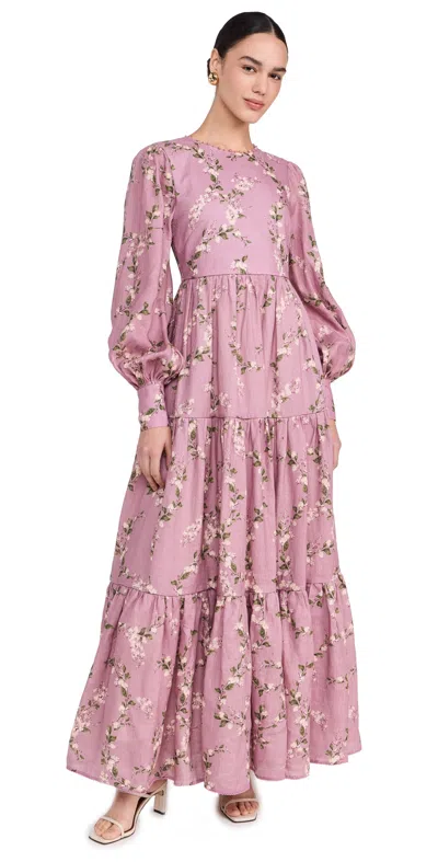 Agua By Agua Bendita Nuez Wisteria Dress Multicolor