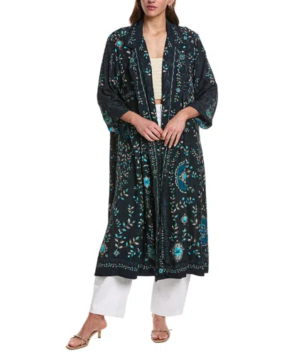 Agua By Agua Bendita Oceano Relicario Kaftan In Black