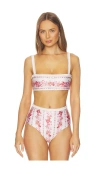 Agua By Agua Bendita Olmo Bikini Top In Multi