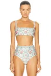Agua By Agua Bendita Olmo Bikini Top In Multicolor
