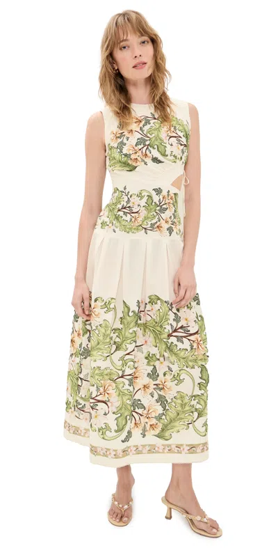 Agua By Agua Bendita Balsa Anhelo Dress Multicolor In Blue