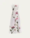 Shop Agua By Agua Bendita Otono Orquidea Cutout Midi Dress In Otono Midi