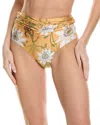 Agua By Agua Bendita Vaiven Pasiflora Floral-print Bikini Bottom