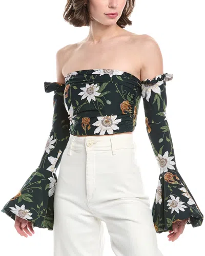 Agua By Agua Bendita Pasiflora Crop Top