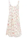 Agua By Agua Bendita Pistilo Mosqueta Cotton Midi Dress In Multi