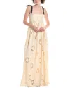 Agua By Agua Bendita Platero Linen Dress In White