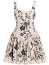 Agua By Agua Bendita Pluma Guayacan Mini Dress In White