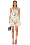 Agua By Agua Bendita Pluma Mini Dress In Multicolor