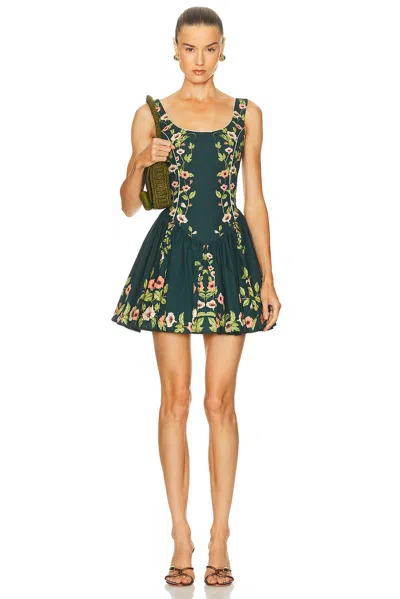 Agua By Agua Bendita Pluma Mosquetero Mini Dress In Multi