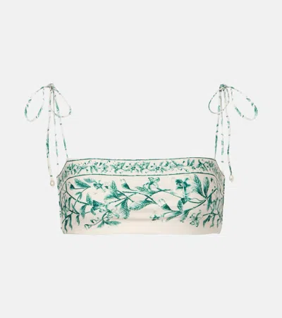 Agua By Agua Bendita Primavera Floral Bikini Top