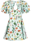 Agua By Agua Bendita Noni Primavera Floral-print Dress
