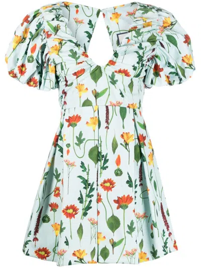 Agua By Agua Bendita Noni Primavera Floral-print Dress In Multicolour