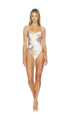 Agua By Agua Bendita Rabano One Piece Swimsuit In Multi