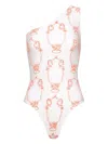 Agua By Agua Bendita Remedios Asymmetric One-piece Swimsuit In White