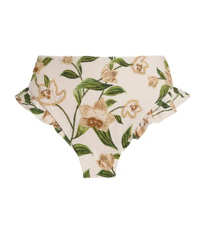 Agua By Agua Bendita Ruffle Kiwi Bikini Bottoms