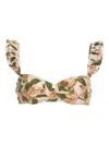 Agua By Agua Bendita Kiwi Orquidea Bikini Top In Multi