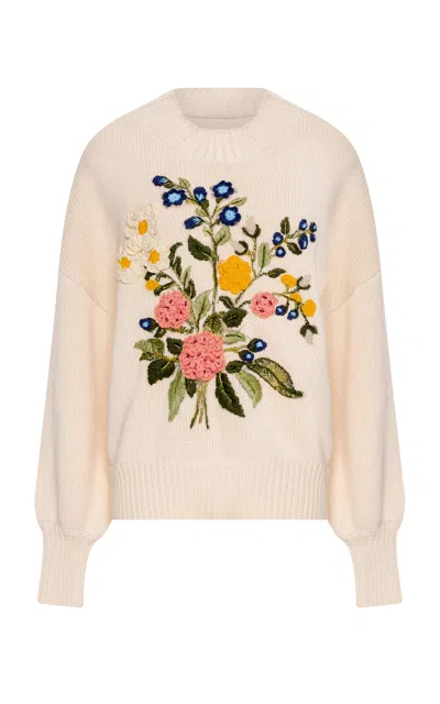 Agua By Agua Bendita Sagrario Isolda Cotton-cashmere Sweater In Multi