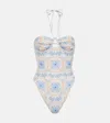 Agua By Agua Bendita Women's Simbolo Sándalo Chivas One-piece Swimsuit In Chivas