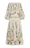 Agua By Agua Bendita Senlis Floral Maxi Dress
