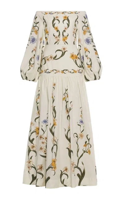Agua By Agua Bendita Senlis Floral Maxi Dress
