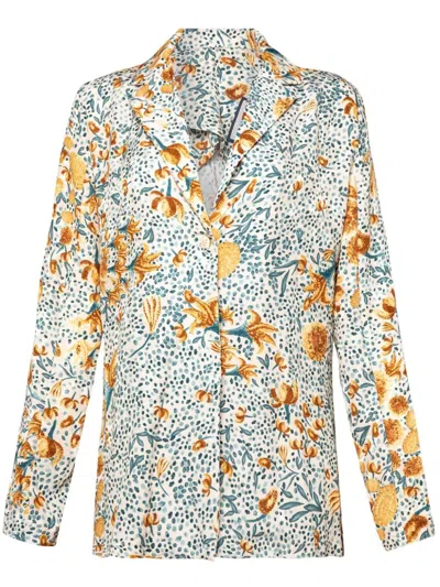 Agua By Agua Bendita Silice Capullo Shirt In Blue