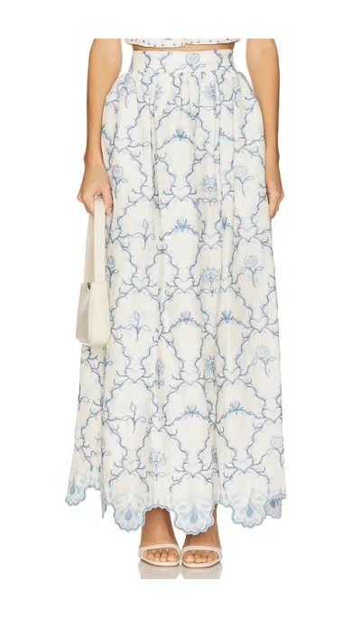 AGUA BY AGUA BENDITA TANGELO MAXI SKIRT