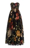 Agua By Agua Bendita Tonia Strapless Maxi Dress