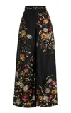 Agua By Agua Bendita Tota Floral-printed Wide-leg Pants