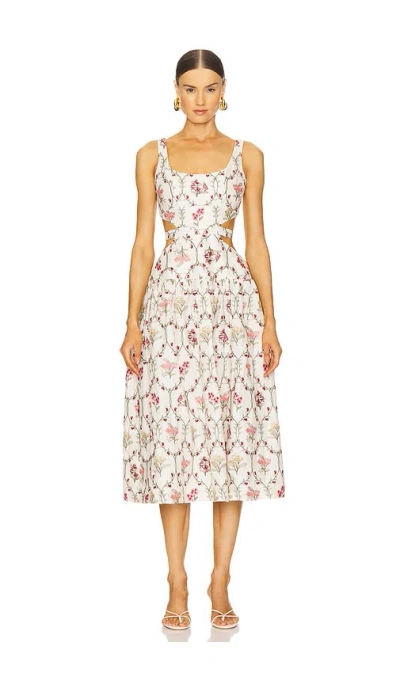 Agua By Agua Bendita Totumo Midi Dress In Multicolor