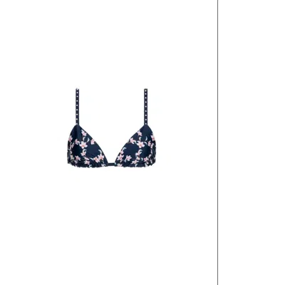Agua By Agua Bendita Tulua Anhelo Bikini Top In Blue