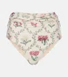 Agua By Agua Bendita Vaiven Floral Bikini Bottom In Multicoloured