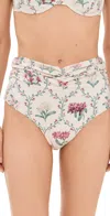 Agua By Agua Bendita Vaiven Floral Bikini Bottom In Multicolor