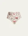 Agua By Agua Bendita Vaiven Floral Bikini Bottom In Multicolor