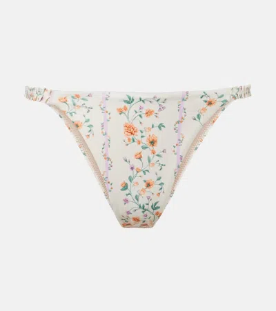 Agua By Agua Bendita Vera Floral Bikini Bottoms In Multicoloured