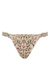 Agua By Agua Bendita Vera Sueño Bikini Bottoms In Neutrals