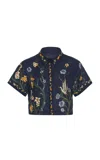 Agua By Agua Bendita Virtuosa Embroidered Shirt