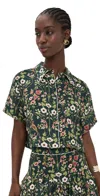 Agua By Agua Bendita Virtuosa Mosquetero Shirt Multicolor In Green